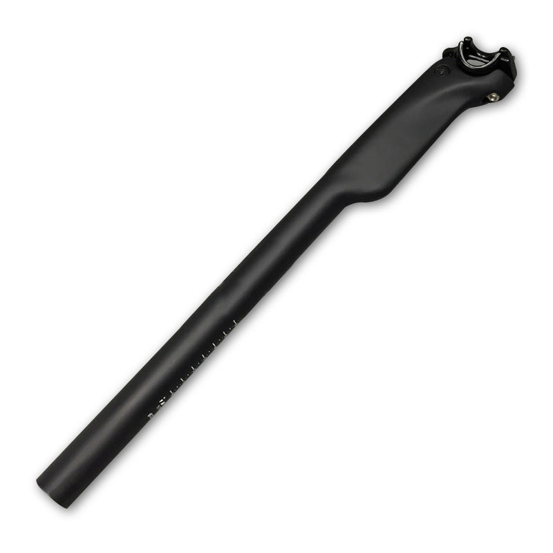 Hugeoaks Carbon Bike Seatpost , 27.2/30.8/31.6 MM, 350/400MM, Wind-Breaking Design, Angle Adjustable Carbon Bicycle Seatpost For Road, Mountain, Fold Bike